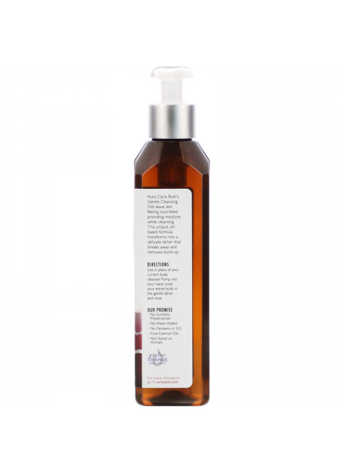 Aura Cacia, Gentle Cleansing Oil, Floral, 8 fl oz (237 ml)
