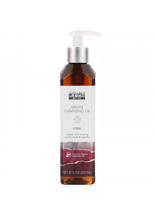 Aura Cacia, Gentle Cleansing Oil, Floral, 8 fl oz (237 ml)