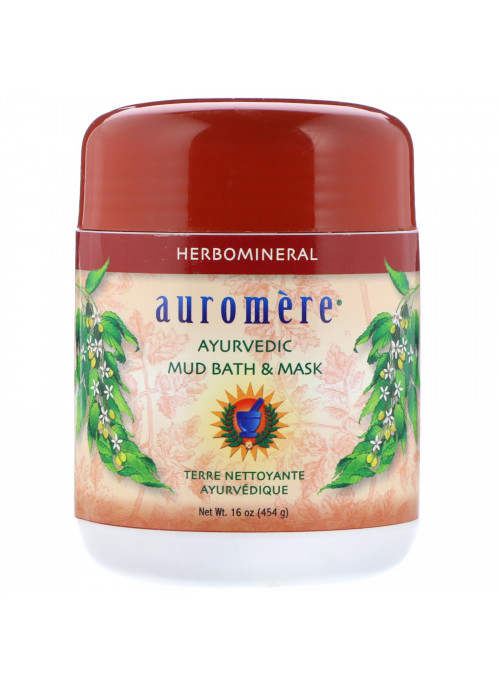 Auromere, Ayurvedic Mud Bath & Mask, 16 oz (454 g)