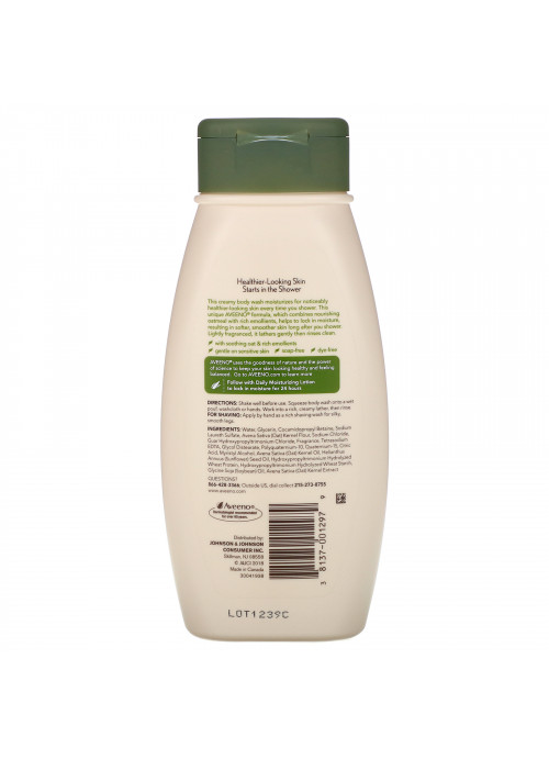 Aveeno, Active Naturals, Daily Moisturizing Body Wash, 18 fl oz (532 ml)