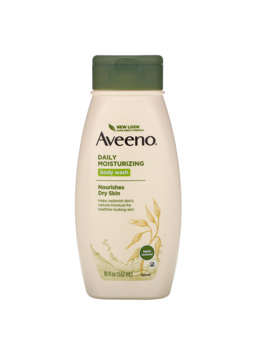 Aveeno, Active Naturals, Daily Moisturizing Body Wash, 18 fl oz (532 ml)