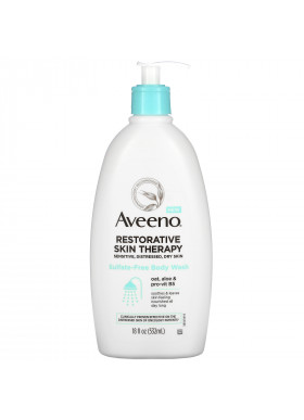 Aveeno, Restorative Skin Therapy, Sulfate-Free Body Wash,  18 fl oz (532 ml)