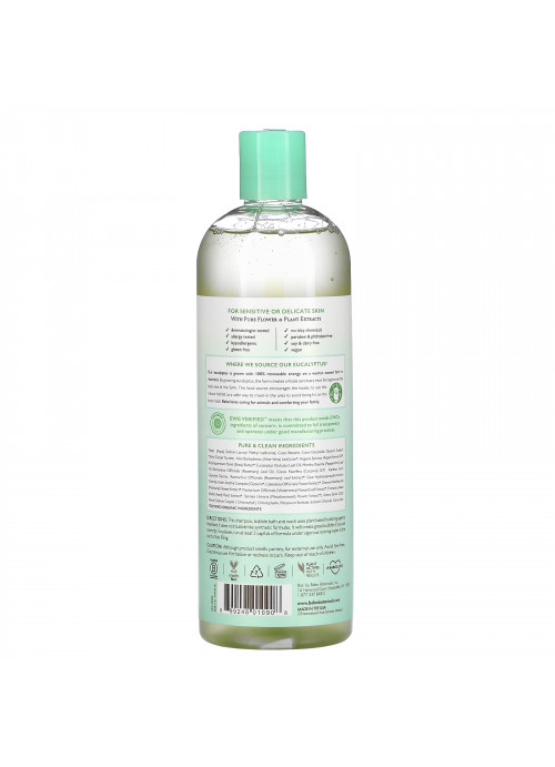 Babo Botanicals, Plant Based 3-In-1 Shampoo, Bubble Bath & Wash, Eucalyptus Remedy, 15 fl oz (450 ml)