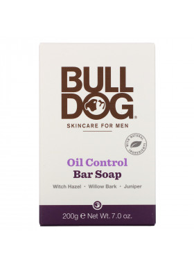 Bulldog Skincare For Men, Bar Soap, Oil Control, 7.0 oz (200 g)
