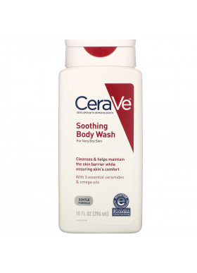 CeraVe, Soothing Body Wash, For Very Dry Skin, 10 fl oz (296 ml)