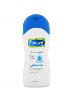 Cetaphil, Ultra Gentle, Body Wash, Fragrance Free, 16.9 fl oz (500 ml)