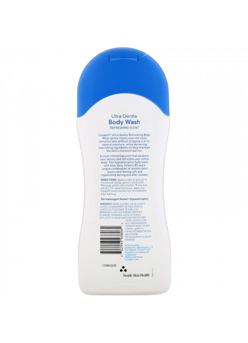 Cetaphil, Ultra Gentle, Refreshing Body Wash, Refreshing Scent, 16.9 fl oz (500 ml)