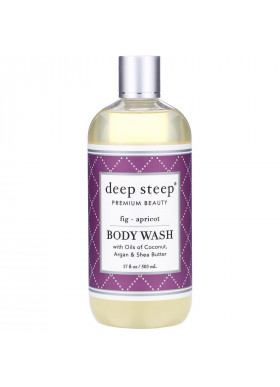 Deep Steep, Body Wash, Fig - Apricot, 17 fl oz (503 ml)