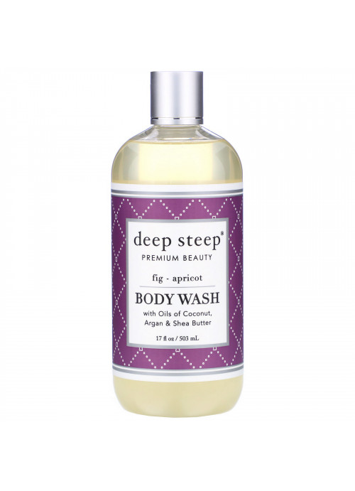 Deep Steep, Body Wash, Fig - Apricot, 17 fl oz (503 ml)