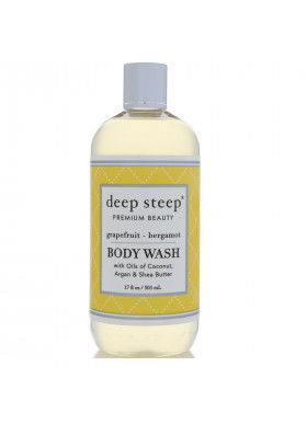 Deep Steep, Body Wash, Grapefruit - Bergamot, 17 fl oz (503 ml)