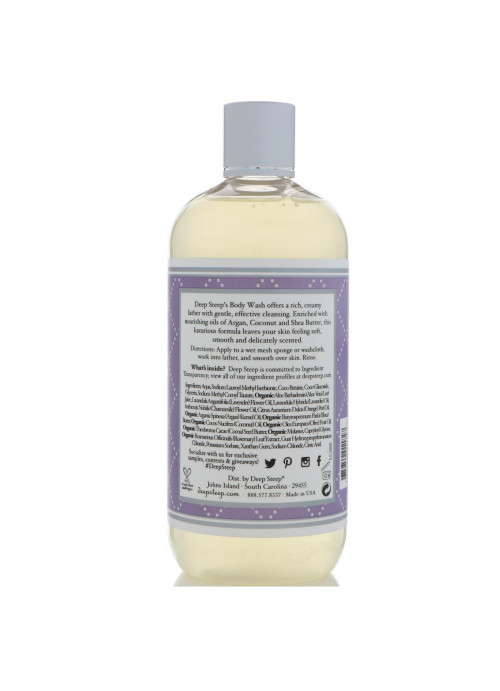 Deep Steep, Body Wash, Lavender - Chamomile, 17 fl oz (503 ml)