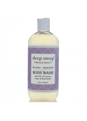 Deep Steep, Body Wash, Lavender - Chamomile, 17 fl oz (503 ml)