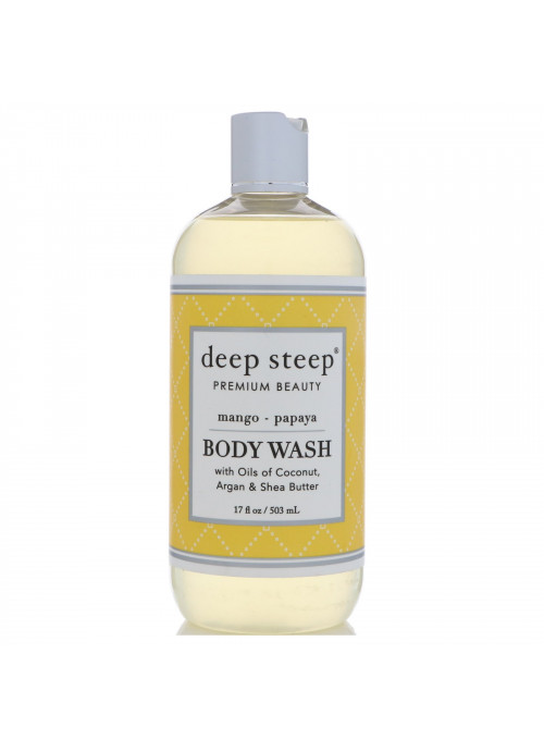 Deep Steep, Body Wash, Mango Papaya, 17 fl oz (503 ml)