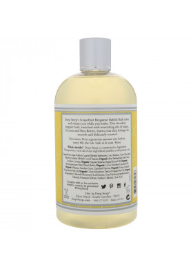 Deep Steep, Bubble Bath, Grapefruit - Bergamot, 17 fl oz (503 ml)