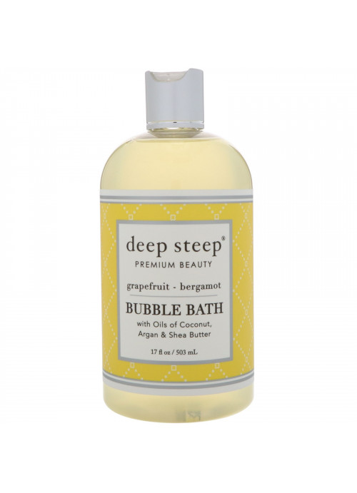 Deep Steep, Bubble Bath, Grapefruit - Bergamot, 17 fl oz (503 ml)