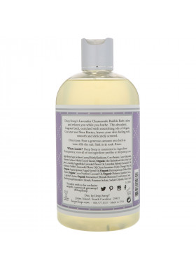 Deep Steep, Bubble Bath, Lavender - Chamomile, 17 fl oz (503 ml)