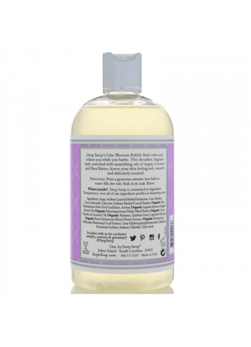 Deep Steep, Bubble Bath, Lilac Blossom, 17 fl oz (503 ml)
