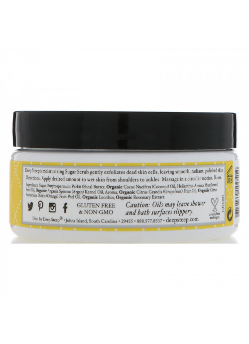 Deep Steep, Sugar Scrub, Grapefruit - Bergamot, 8 oz (226 g)