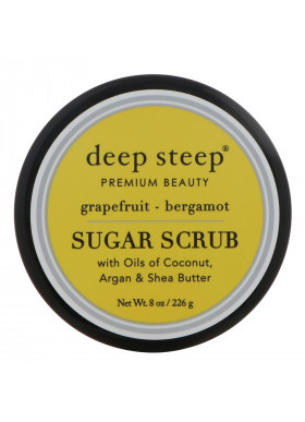 Deep Steep, Sugar Scrub, Grapefruit - Bergamot, 8 oz (226 g)