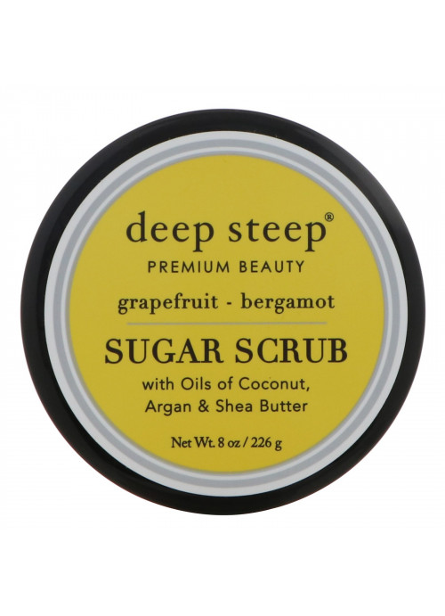 Deep Steep, Sugar Scrub, Grapefruit - Bergamot, 8 oz (226 g)