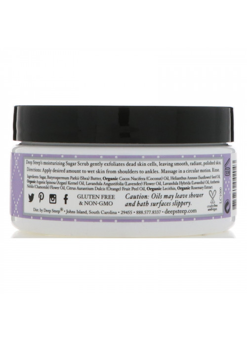 Deep Steep, Sugar Scrub, Lavender - Chamomile, 8 oz (226 g)
