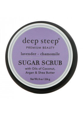 Deep Steep, Sugar Scrub, Lavender - Chamomile, 8 oz (226 g)