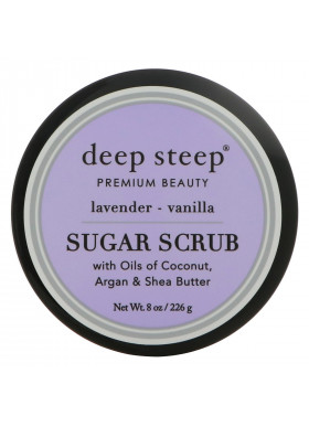 Deep Steep, Sugar Scrub, Lavender - Vanilla, 8 oz (226 g)