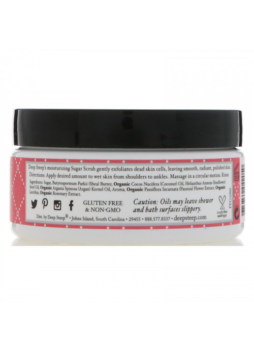 Deep Steep, Sugar Scrub, Passion -  Fruit Guava, 8 oz (226 g)