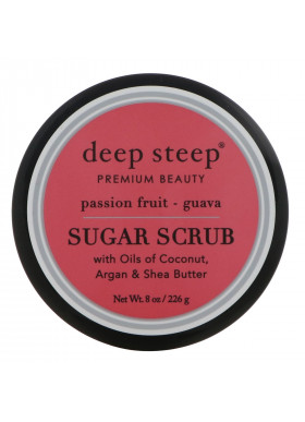 Deep Steep, Sugar Scrub, Passion -  Fruit Guava, 8 oz (226 g)