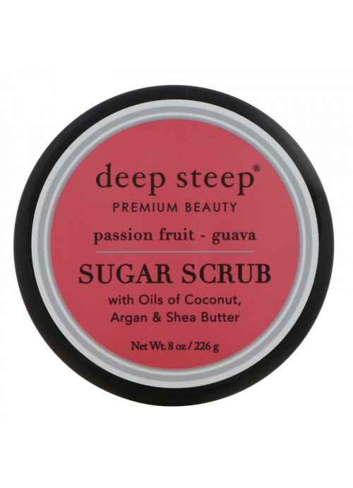 Deep Steep, Sugar Scrub, Passion -  Fruit Guava, 8 oz (226 g)