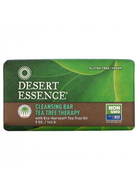 Desert Essence, Cleansing Bar Tea Tree Therapy, 5 oz (142 g)