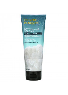 Desert Essence, Detoxifying Sea Salt Body Scrub, 6.7 fl oz (198 ml)