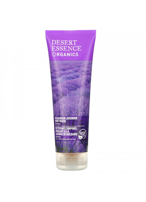 Desert Essence, Organics, Body Wash, Bulgarian Lavender, 8 fl oz (237 ml)