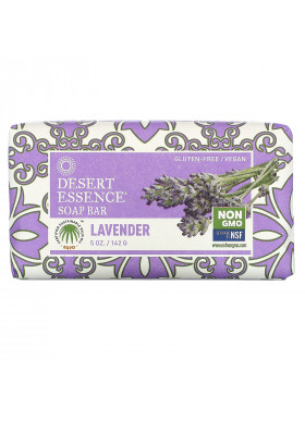 Desert Essence, Soap Bar, Lavender, 5 oz (142 g)