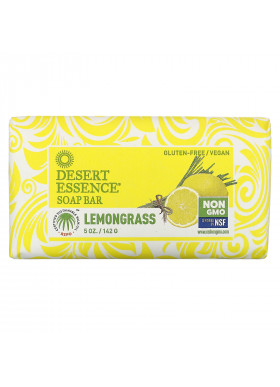 Desert Essence, Soap Bar, Lemongrass, 5 oz (142 g)