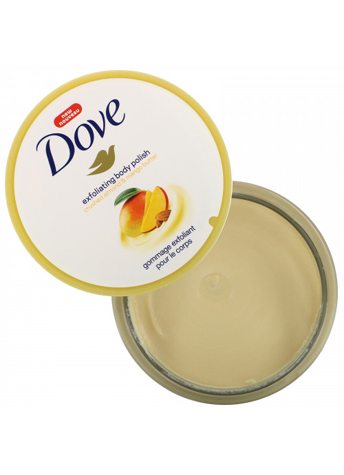 Dove, Exfoliating Body Polish, Crushed Almond and Mango Butter, 10.5 oz (298 g)