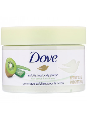 Dove, Exfoliating Body Polish, Kiwi Seeds & Cool Aloe, 10.5 oz (298 g)