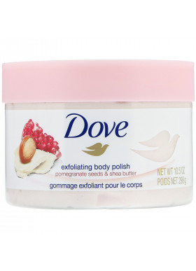 Dove, Exfoliating Body Polish, Pomegranate Seeds & Shea Butter, 10.5 oz (298 g)