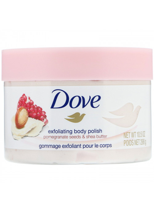 Dove, Exfoliating Body Polish, Pomegranate Seeds & Shea Butter, 10.5 oz (298 g)