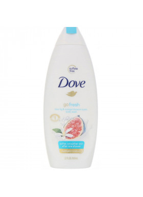 Dove, Go Fresh, Body Wash, Blue Fig & Orange Blossom, 22 fl oz (650 ml)