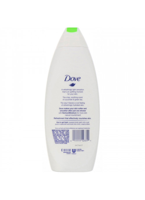 Dove, Go Fresh, Body Wash, Cucumber & Green Tea, 22 fl oz (650 ml)