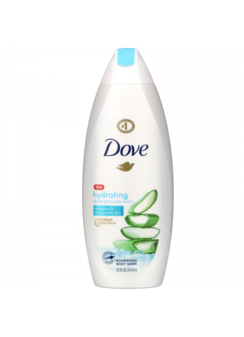 Dove, Nourishing Body Wash, Hydrating, Aloe & Birch Water Scent, 22 fl oz (650 ml)