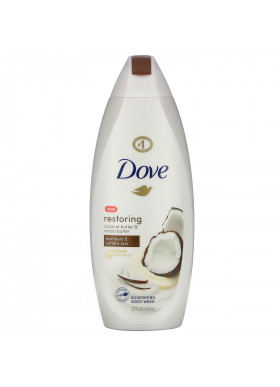 Dove, Nourishing Body Wash, Restoring, Coconut Butter & Cocoa Butter, 22 fl oz (650 ml)