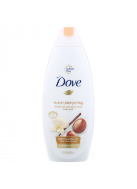 Dove, Purely Pampering, Body Wash, Shea Butter with Warm Vanilla, 22 fl oz (650 ml)