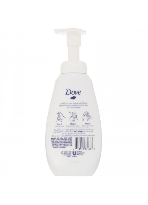 Dove, Shower Foam, Cucumber & Green Tea, 13.5 fl oz (400 ml)