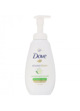 Dove, Shower Foam, Cucumber & Green Tea, 13.5 fl oz (400 ml)