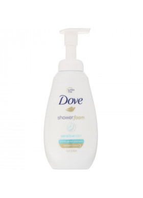 Dove, Shower Foam, Sensitive Skin, 13.5 fl oz (400 ml)