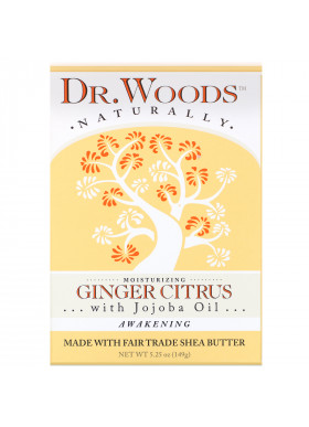 Dr. Woods, Bar Soap, Ginger Citrus, 5.25 oz (149 g)