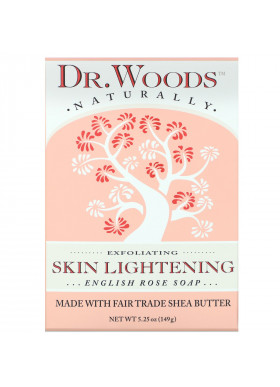 Dr. Woods, English Rose Soap, Skin Lightening, 5.25 oz (149 g)