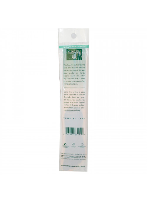 Earth Therapeutics, Basics, Wooden Foot File, 1 File